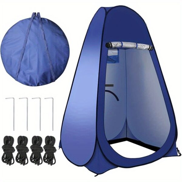 2025 Upgraded Pop-up Shower Tent, Outdoor Sun Protection Changing Room Opens In 10 Seconds, Oxford Cloth Rainproof Sun Protection Coating, Camping Toilet,Cycling Changing Clothes,Beach Shade, Storag - Image 8